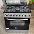 Nunix 60x80 Jiko la Kusimama la Gesi 4 + Umeme 1 na Oven ya Umeme - 1