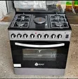 Nunix 60x80 Jiko la Kusimama la Gesi 4 + Umeme 1 na Oven ya Umeme - 2