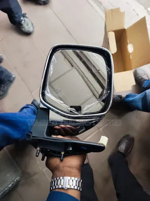 Toyota Prado FJ90 FJ95 Electric Chrome Side Mirror (Left)