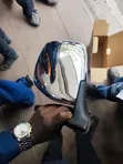 Toyota Prado FJ90 FJ95 Electric Chrome Side Mirror (Left) - 3