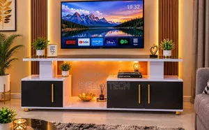 Istanbul 2 Kisasa TV Stand na LED Lights