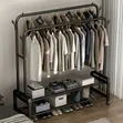 Heavy-Duty Double Rail Clothes Rack - 2