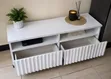 Imported Executive TV Stand with Shelves and Cabinet - 2
