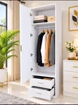 Imported Modern Executive Wooden Wardrobe - 2
