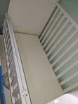 Kitanda cha Mtoto cha Mbao Nyeupe Imara chenye Droo na godoro - 3