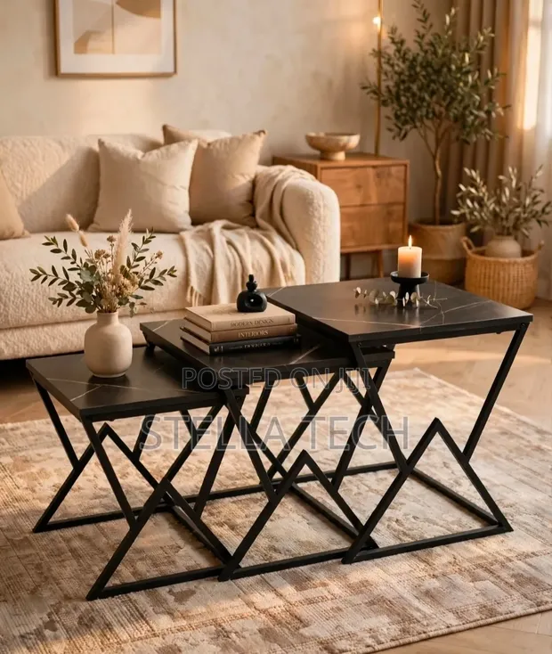 3-in-1 Modern Executive Marble Table - 1
