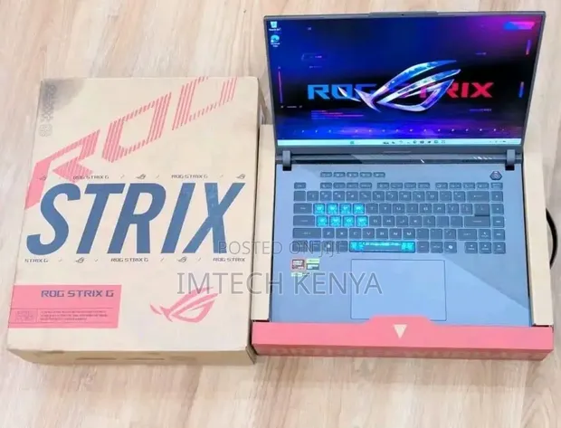 Laptop Mpya Asus ROG Strix G16 G614: Ryzen 9, RTX 5070, 16GB RAM, 1TB SSD - 1