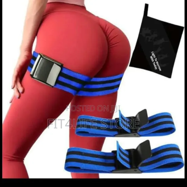 Adjustable Resistance Hip & Thigh Bands for Glutes, Legs - 1
