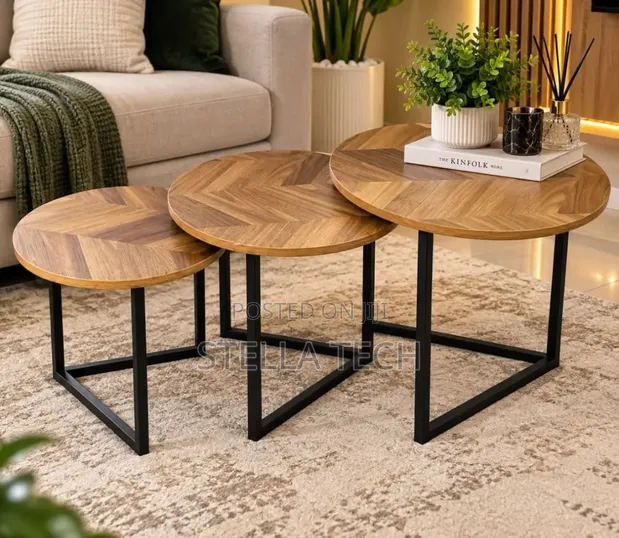 3-in-1 Pure Marble Coffee Table - 1