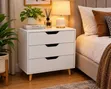 3 Drawer Imported Executive Bedside Cabinet - 1