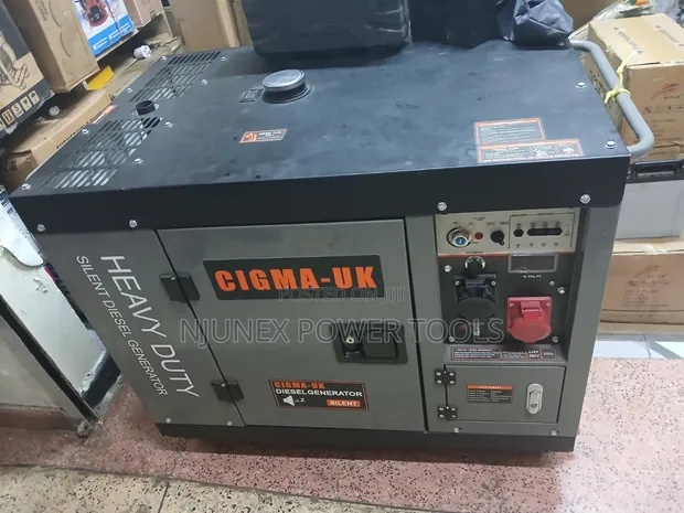 Cigma-UK Heavy Duty Silent Diesel Generator 9-15 kVA - 1
