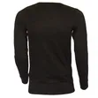 Slim Fit Black Long Sleeve Shirt - 2