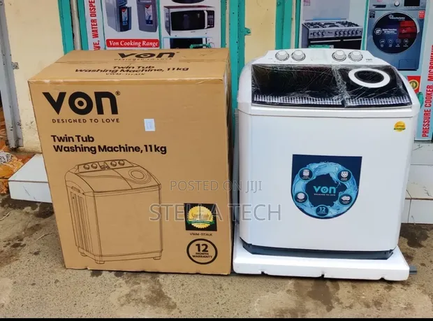 Von 11Kg Washing Machine, Twin Tub - 1