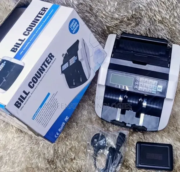 High-Speed Bill Counter Machine 1000 Bills/Min - 1