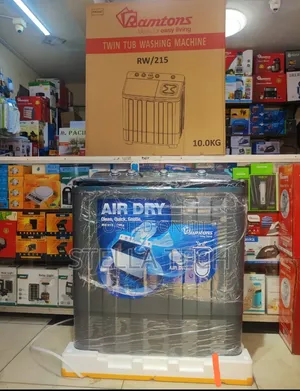 Ramtons Washing Machine Twin Tub 10kg na Air Dryer RW215
