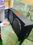 JBL Dual 10-inch Powered Car Subwoofer - 1
