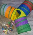 3-Way Collapsible Rainbow Cat Tunnel Toy - 4