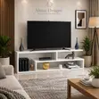 Mexico Elegant TV Console - Nyeupe - 2