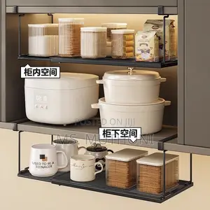Stainless Steel Extendable Under Shelf Organizer