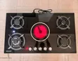 Bolesi Built-in Gas Hob with Electric Infrared and Wok Burner - 1