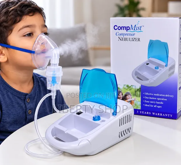 CompMist Mashine ya Nebulizer - Kisafishaji cha Kupumua cha Kubebeka - 1