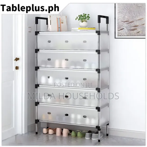 6 Layer Dust Proof Shoe Rack - 1