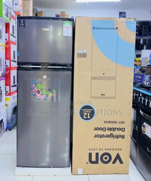 Von Double Door Fridge 181L Direct Cool - 1