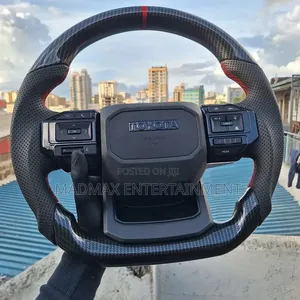 GR Sport Carbon Fiber Steering Wheel kwa Toyota Land Cruiser V8/TX