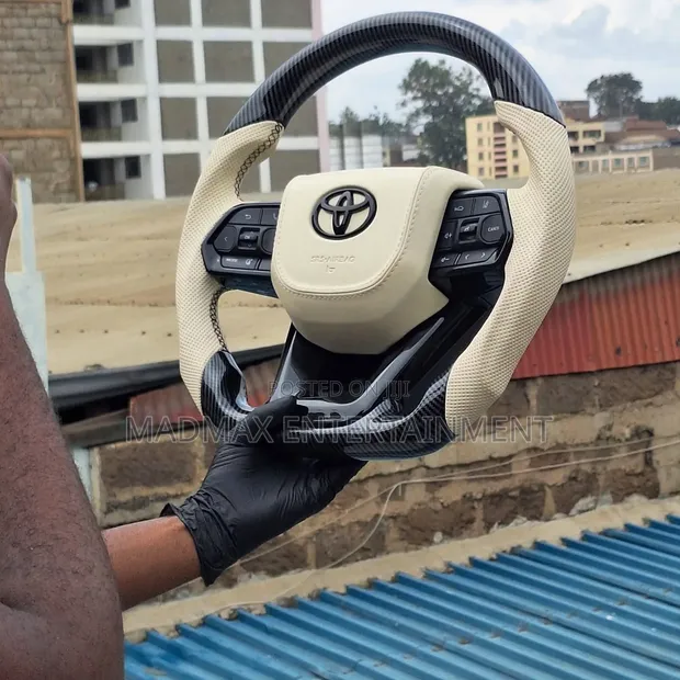 Kifaa cha Uendeshaji cha Beige GR Sport kwa LC/Prado/Fortuner - 1