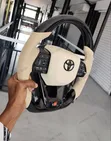 Kifaa cha Uendeshaji cha Beige GR Sport kwa LC/Prado/Fortuner - 2