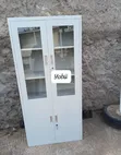Kabati la Filing la Staffroom la Milango Miwili na Nusu ya Kioo - 1