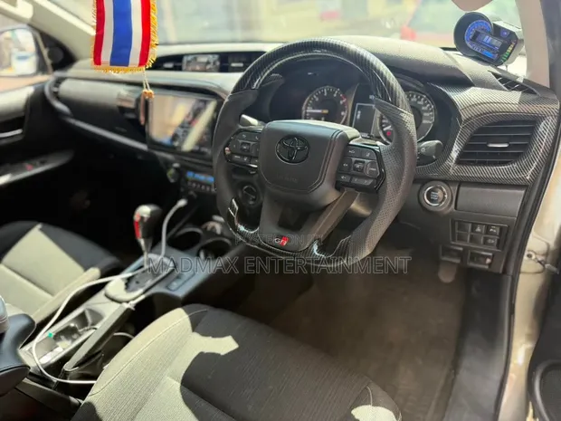 Toyota Hilux Revo/Fortuner 2018+ GR Carbon Fiber Steering Wheel - 1