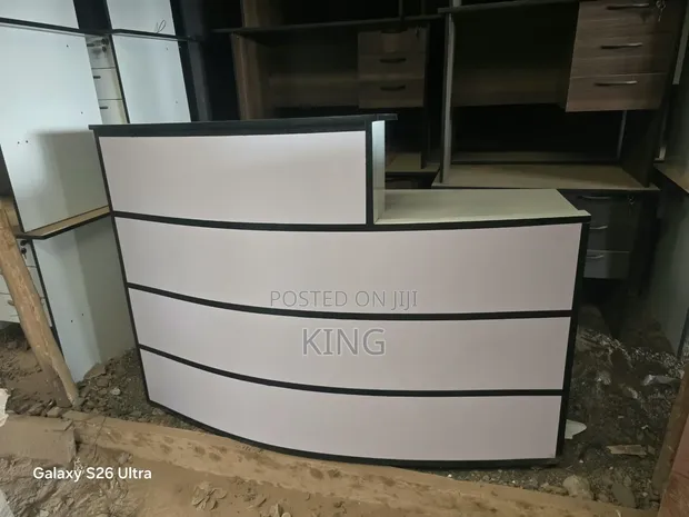 Brand New Open Space Reception Desk - 1