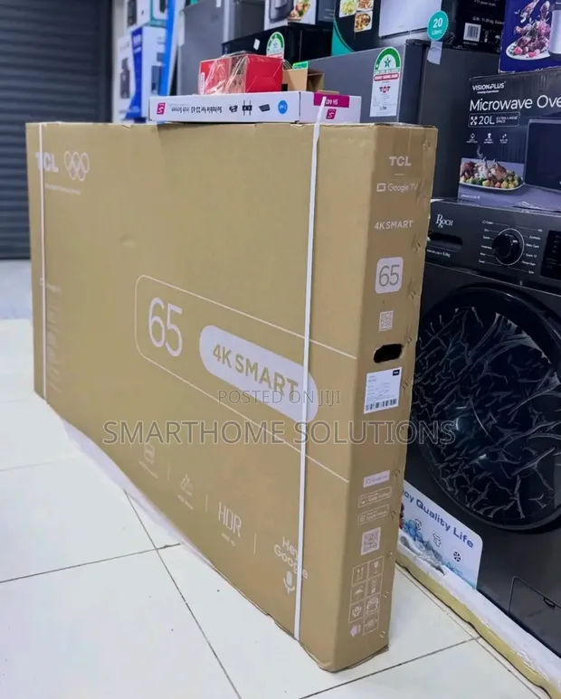 TCL 65" 65V6C HDR Smart Google Frameless TV - 1