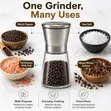 Pepper Grinder ya Kioo na Chuma - 1
