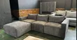 Seti ya Sofa Grey ya Viti 3 na Ottoman - 1