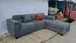 Brand New Grey 7-Seater L-Shaped Sofa - 1