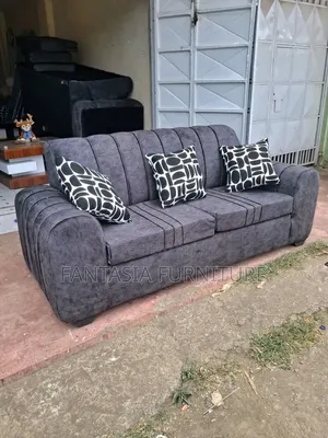 3-Seater Grey Sofa