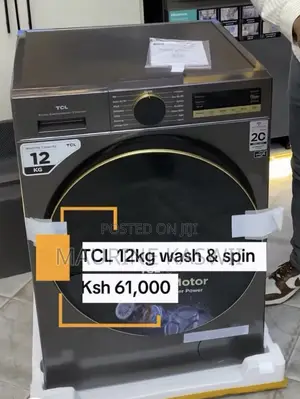 TCL 12 Kg Mashine ya Kufulia C312flg