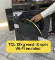 TCL 12 Kg Mashine ya Kufulia C312flg - 2