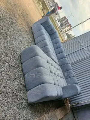 Kochi ya Bubble ya Seater 5 ya L-Shape (Grey Mwepesi)