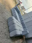 Kochi ya Bubble ya Seater 5 ya L-Shape (Grey Mwepesi) - 1