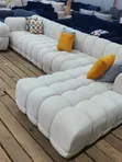 Sofa ya Kisasa ya Bubble ya Sehemu 7 (Cream, L-Shape) - 1