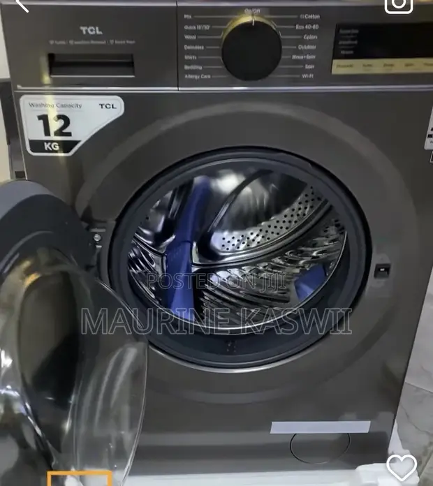TCL 12 Kg Mashine ya Kufulia - Ina WiFi, DD Motor - 1
