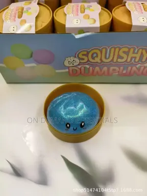 Toyi la Dumpling la Kuvutia Likiwa na Rangi na Glitter
