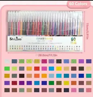 Glitter Gel Pens - 60 Piece Pack