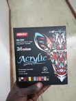 Vifaa vya Rangi za Acrylic 12 Vipande 24 Rangi Vikiwa na Ncha Mbili - 3