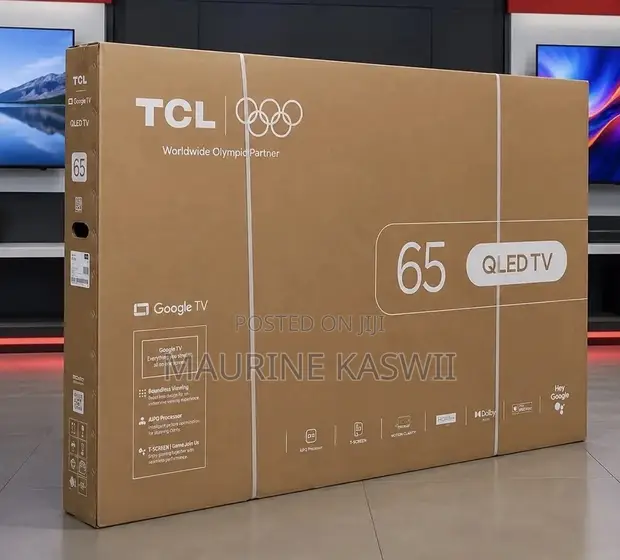 TCL 65" 4K QLED Smart Google Frameless TV - 1