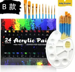Set ya Rangi za Acrylic - Rangi 24