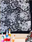 DIY Coloring Blanket with Marker Pens - 2